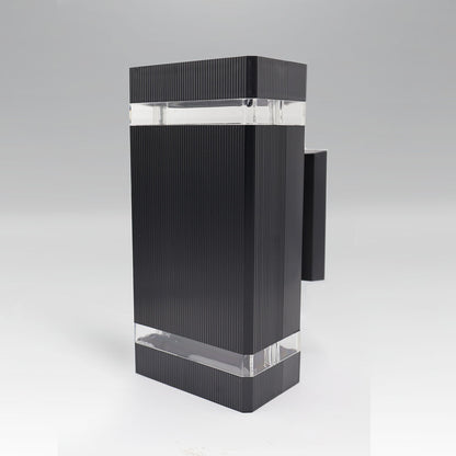 WDE-014 LUMINARIA PARED CUADRADO PC DOBLE DISPARO 2XGU10
