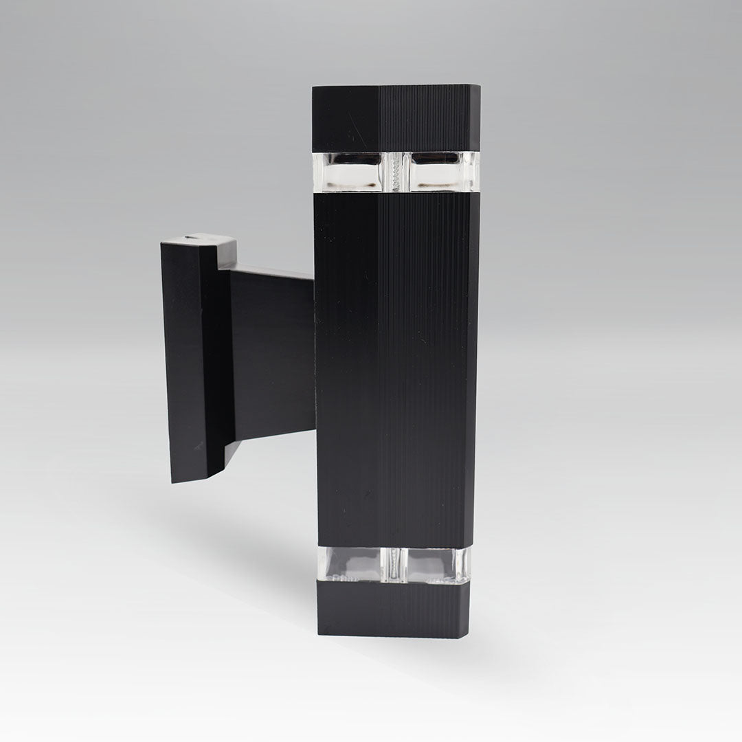WDE-014 LUMINARIA PARED CUADRADO PC DOBLE DISPARO 2XGU10