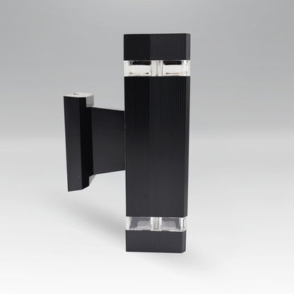 WDE-014 LUMINARIA PARED CUADRADO PC DOBLE DISPARO 2XGU10