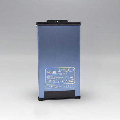 WEL-008 ELIMINADOR DE VOLTAJE CD12V 350W ALUMINIO IMPERMEABLE