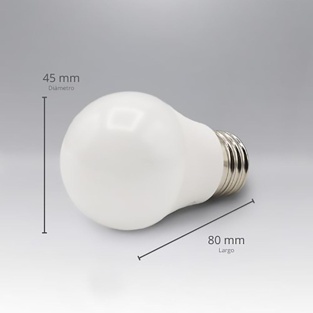 WLA-007 FOCO LÁMPARA LED BULBO E26 3W BLANCO CÁLIDO