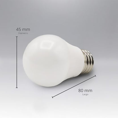 WLA-007 FOCO LÁMPARA LED BULBO E26 3W BLANCO CÁLIDO