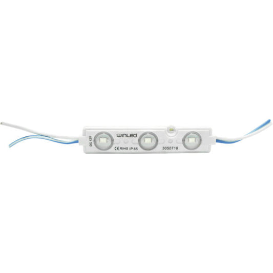 MÓDULO 3 LED SMD 2835 EXTERIOR AZUL