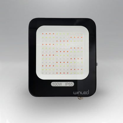 WRE-015 REFLECTOR LED SMD RGB 100W CON CONTROL REMOTO - LumyventJC