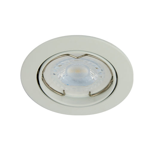 Lámpara Downlight Empotrable Dirigible, Potencia Máx. 6 W, Base GX5.3, Foco MR16 no incluido