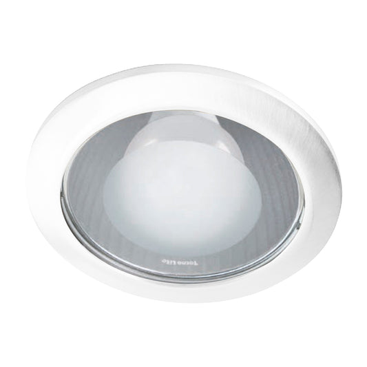 Lámpara Downlight Empotrable, Foco Incluido LED 8.5 W, Luz Cálida Brillante, Base E27