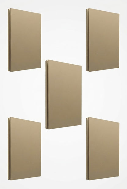 APL-501 5 PIEZAS DE PLACA LUXURY APAGADOR DE 1 INTERRUPTOR 3 VÍAS COLOR ORO