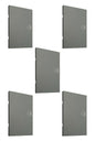APL-413 5 PIEZAS DE PLACA LUXURY DE CONTACTO TIMBRE COLOR GRIS OXFORD