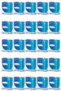 ADO-009 25 PIEZAS DE PÁNEL LED REDONDO SLIM 3W EMPOTRABLE LANCO CÁLIDO