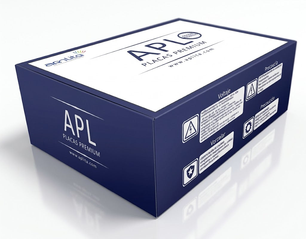 APL-204 CAJA DE 10 PIEZAS DE PLACA DE CONTACTO DOBLE