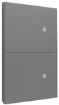 APL-416 PLACA LUXURY GRIS OXFORD SMART 2 INTERRUPTORES