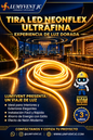 MRX1329 ROLLO 50M TIRA LED NEONFLEX ULTRAFINA DORADA 127V/C-10CM