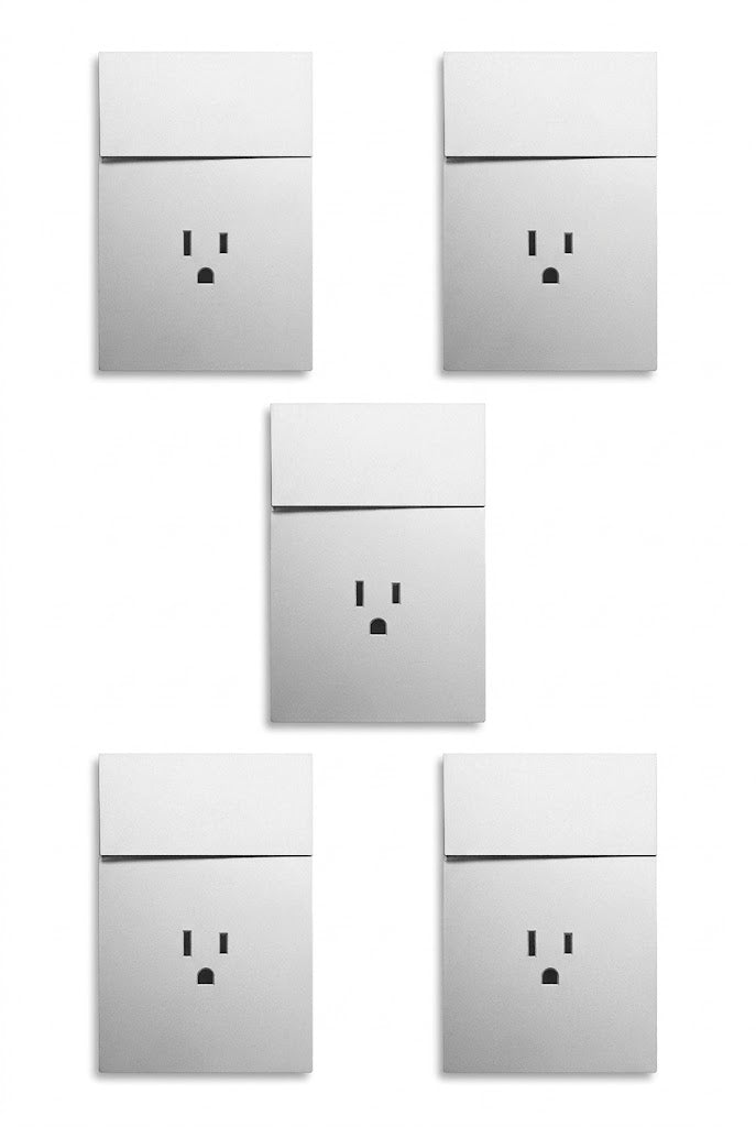 APL-705 5 PIEZAS DE PLACA LUXURY DE CONTACTO Y APAGADOR 1 INTERRUPTOR 3 VÍAS BLANCO