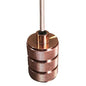 DECORATIVO COLGANTE CILÍNDRICO BULBO E27 ORO ROSADO - LumyventJC