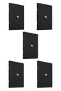 APL-610 5 PIEZAS DE PLACA LUXURY DE CONTACTO COAXIAL PARA TELEVISIÓN COLOR NEGRO
