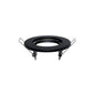 EMPOTRABLE FIJO ARO METÁLICO NEGRO INTERIOR BASE MR16 - LumyventJC