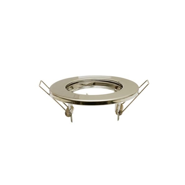 EMPOTRABLE FIJO ARO METÁLICO SATIN INTERIOR BASE MR16 - LumyventJC
