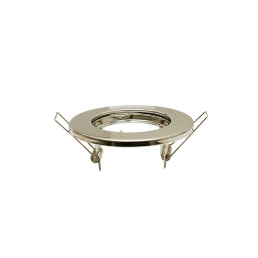 EMPOTRABLE FIJO ARO METÁLICO SATIN INTERIOR BASE MR16 - LumyventJC