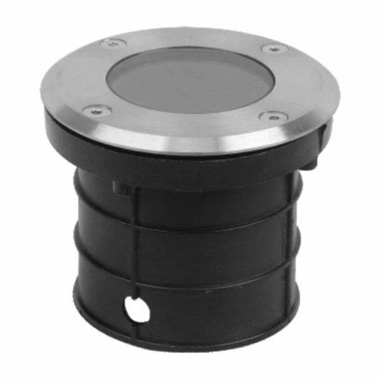EMPOTRABLE PISO CUBIERTA SATÍN Y VIDRIO TEMPLADO EXTERIOR BASE MR16 - LumyventJC