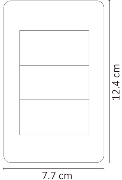 APL-112 CAJA DE 20 PIEZAS PLACA TAPA CIEGA