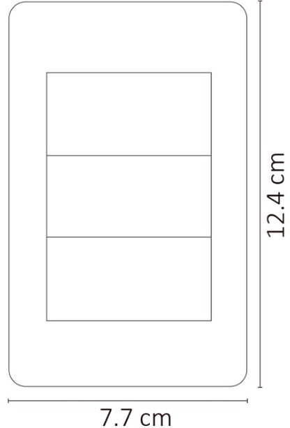 APL-112 CAJA DE 20 PIEZAS PLACA TAPA CIEGA