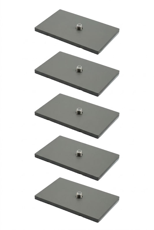 APL-410 5 PIEZAS DE PLACA LUXURY DE CONTACTO COAXIAL PARA TELEVISIÓN COLOR GRIS OXFORD - LumyventJC