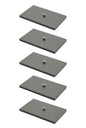 APL-410 5 PIEZAS DE PLACA LUXURY DE CONTACTO COAXIAL PARA TELEVISIÓN COLOR GRIS OXFORD