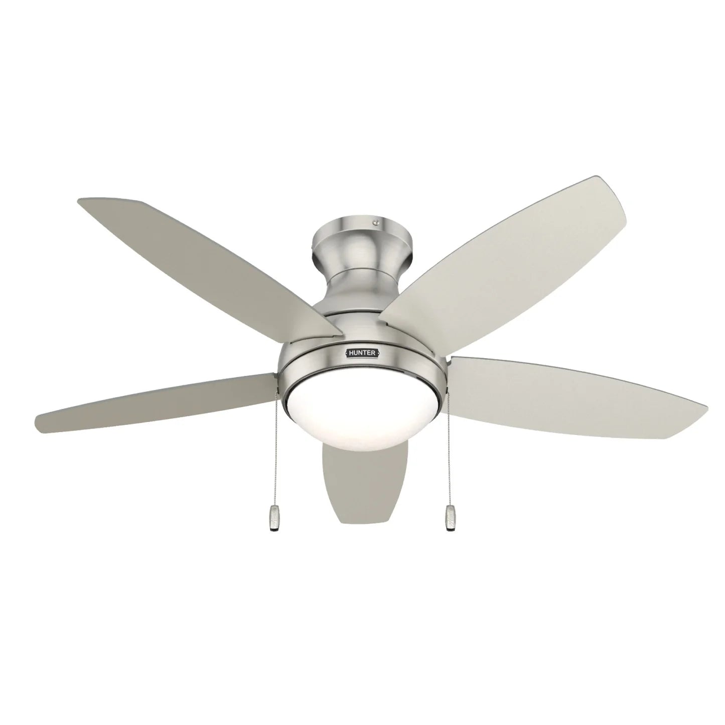 51870 Ventilador de Techo Quartino Perfil Bajo con Luz 44 Pulgadas - LumyventJC