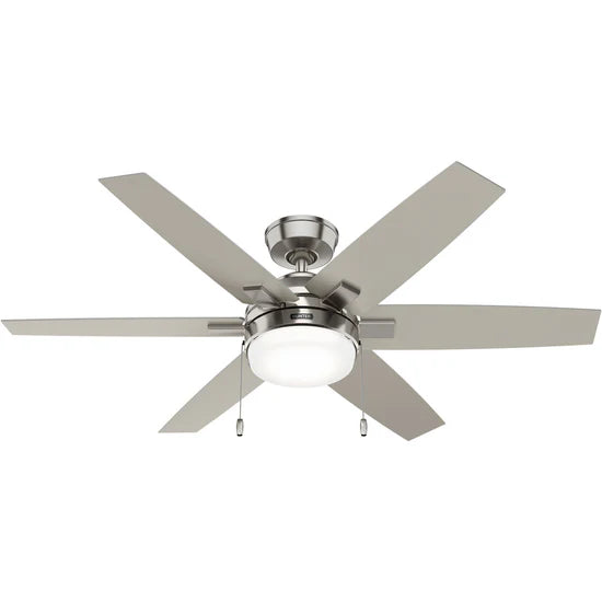 53261 Ventilador de Techo Toledo con Luz LED 52 Pulgadas NIQUEL MATE - LumyventJC