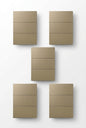 APL-503 5 PIEZAS DE PLACA LUXURY APAGADOR DE 3 INTERRUPTORES 3 VÍAS COLOR ORO