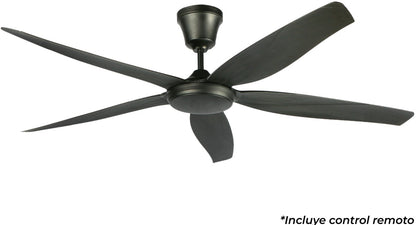 AVE-201 VENTILADOR 5 ASPAS ABS NEGRO 6 VELOCIDADES - LumyventJC