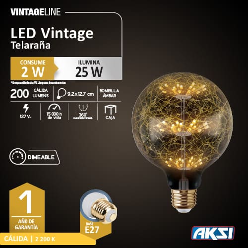 Led Vintage Telaraña - LumyventJC