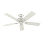 50186 Ventilador de Techo Maribel Blanco para Exterior 52 Pulgadas