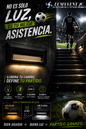 WL5NE LUMINARIO CORTESIA LED PVC PARED NEGRO EMPOTRAR/SOBREPONER 5W 127V - LumyventJC