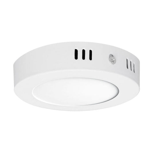PANEL LED REDONDO SOBREPONER BLANCO CÁLIDO 6W - LumyventJC