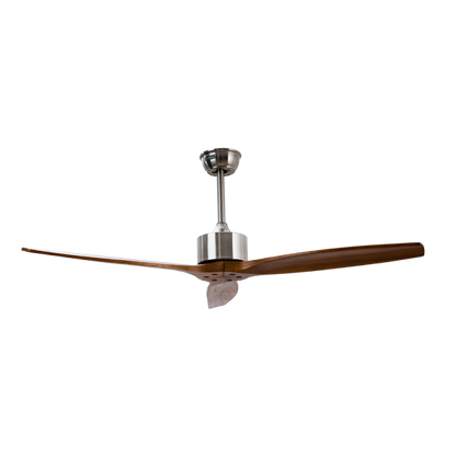Ventilador Masterfan Modelo Eeros 52" Satinado con 3 Aspas de Madera - LumyventJC