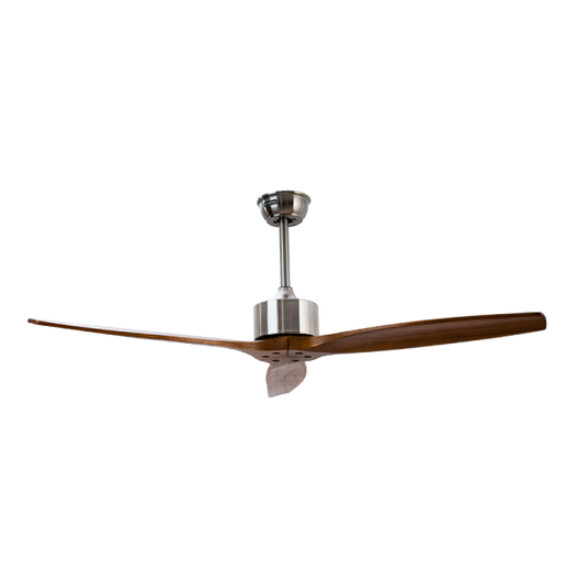 Ventilador Masterfan Modelo Eeros 52" Satinado con 3 Aspas de Madera - LumyventJC