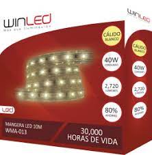 MANGUERA LED 2835 ROLLO 10M BLANCO CALIDO EXTERIOR WINLED WMA-013 - LumyventJC