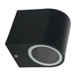 LUMINARIA PARED CILINDRO SENCILLA NEGRA EXTERIOR PARA LAMPARA GU10 ARTLITE SKU: ADE - 003 - LumyventJC
