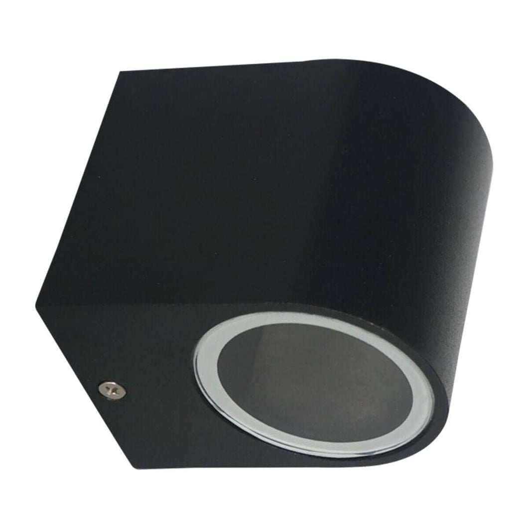 LUMINARIA PARED CILINDRO SENCILLA NEGRA EXTERIOR PARA LAMPARA GU10 ARTLITE SKU: ADE - 003 - LumyventJC