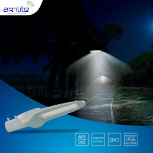 LUMINARIO LED PARA MURO TIPO CALLE ST 60W BLANCO FRIO ARTLITE SKU: ARE - 019 - LumyventJC