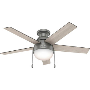 Ventilador Hunter Modelo Anslee con Luz 46 Pulgadas - LumyventJC